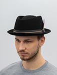 Шляпа STETSON арт. 1338113 DIAMOND WOOLFELT (черный)